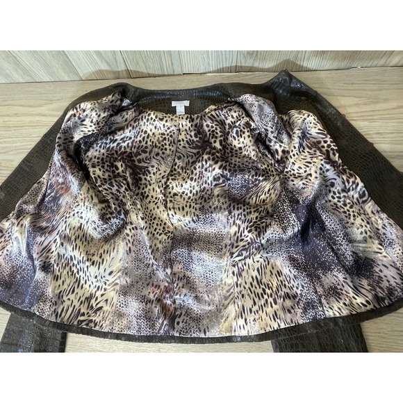 Chico’s Faux Leather Alligator Jacket - Picture 10 of 10